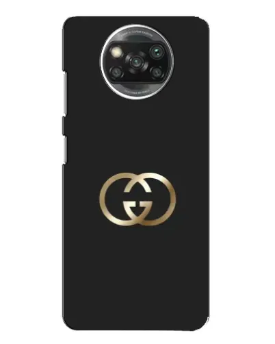 Чехол для Xiaomi POCO X3 с картинкой «Минимализм Gucci»