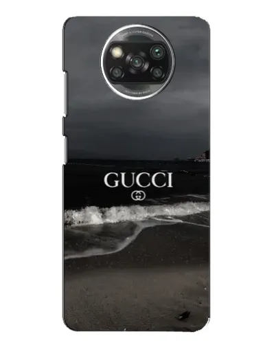 Чехол для Xiaomi POCO X3 с картинкой «Gucci — морской прибой»