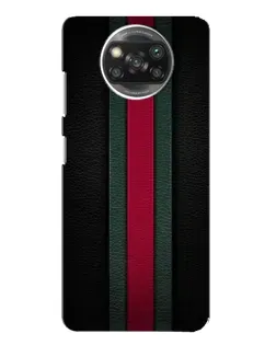 Чехол для Xiaomi POCO X3 с картинкой «Gucci — неоновая линия»