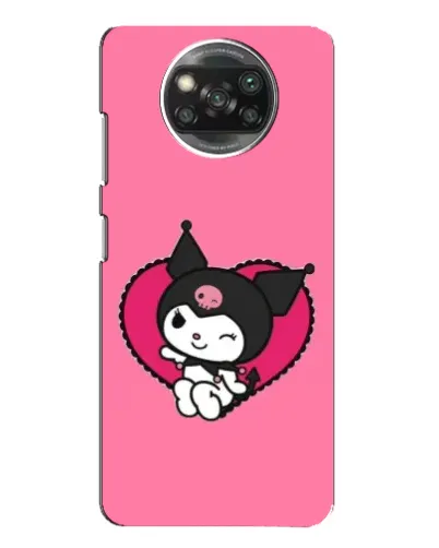 Чохол для Xiaomi POCO X3 з картинкою «Kuromi — любов у серці»