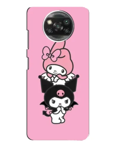 Чохол для Xiaomi POCO X3 з картинкою «My Melody та Kuromi»