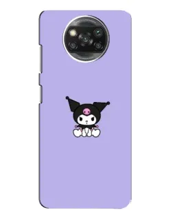 Чохол для Xiaomi POCO X3 з картинкою «Kuromi — фіолетовий мінімалізм»