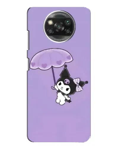 Чохол для Xiaomi POCO X3 з картинкою «Kuromi з парасолькою»