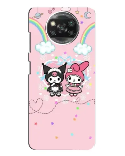 Чохол для Xiaomi POCO X3 з картинкою «My Melody та Kuromi»