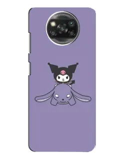 Чохол для Xiaomi POCO X3 з картинкою «Kuromi на ліловому фоні»