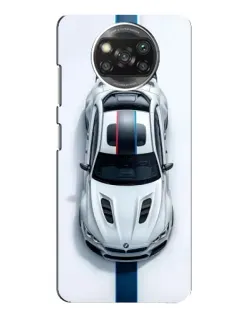 Чохол для Xiaomi POCO X3 з картинкою «Вид зверху — BMW M»