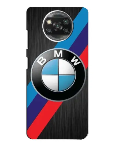 Чехол для Xiaomi POCO X3 с картинкой «BMW M-stripes стиль»