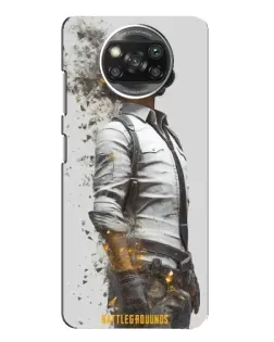 Чехол для Xiaomi POCO X3 с картинкой «PUBG — боец в пыли»