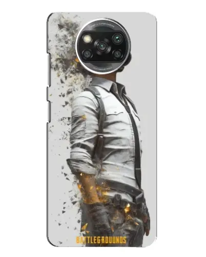 Чехол для Xiaomi POCO X3 с картинкой «PUBG — боец в пыли»
