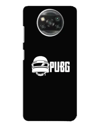 Чехол для Xiaomi POCO X3 с картинкой «PUBG — классический лого»