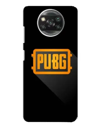 Чехол для Xiaomi POCO X3 с картинкой «PUBG — рамка лого»