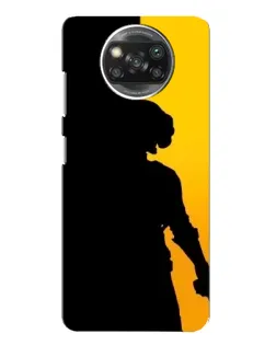 Чехол для Xiaomi POCO X3 с картинкой «Тень воина PUBG»