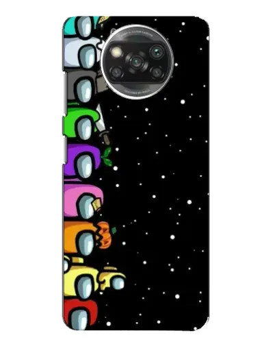 Чехол для Xiaomi POCO X3 с картинкой «Команда Among Us» Чехол для Xiaomi POCO X3 с картинкой «Команда Among Us»