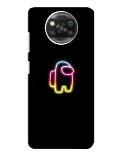 Чехол для Xiaomi POCO X3 с картинкой «Among Us градиент»