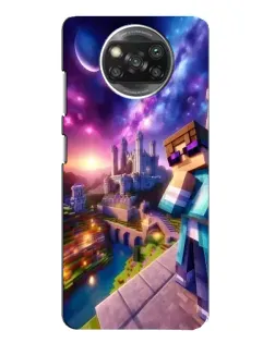 Чохол для Xiaomi POCO X3 з картинкою «Стів та космос»