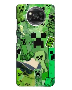 Чохол для Xiaomi POCO X3 з картинкою «Кріпери Minecraft»