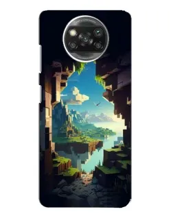 Чохол для Xiaomi POCO X3 з картинкою «Вид з печери»