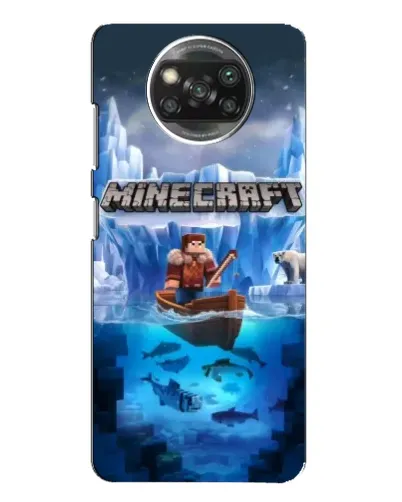Чохол для Xiaomi POCO X3 з картинкою «Minecraft льодянийсвіт» Чохол для Xiaomi POCO X3 з картинкою «Minecraft льодянийсвіт»