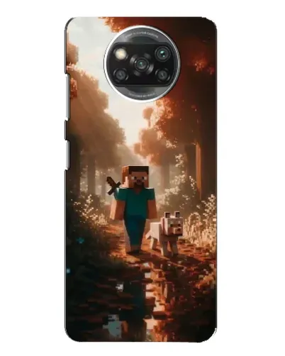 Чохол для Xiaomi POCO X3 з картинкою «Стів у лісі» Чохол для Xiaomi POCO X3 з картинкою «Стів у лісі»