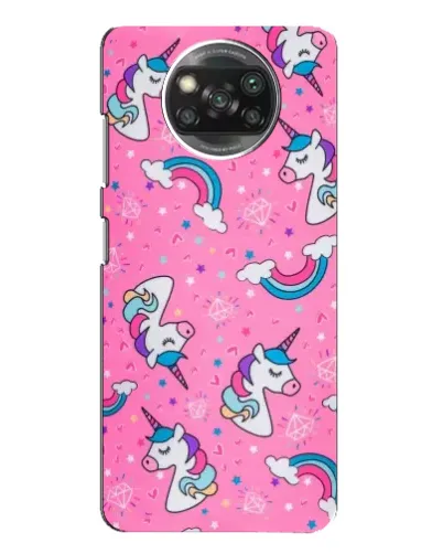 Чехол для Xiaomi POCO X3 с картинкой «Unicorn паттерн розовый» Чехол для Xiaomi POCO X3 с картинкой «Unicorn паттерн розовый»