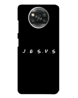 Чохол для Xiaomi POCO X3 з картинкою «Крапки віри J.E.S.U.S.»