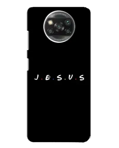 Чохол для Xiaomi POCO X3 з картинкою «Крапки віри J.E.S.U.S.»