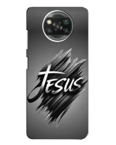 Чохол для Xiaomi POCO X3 з картинкою «Напис Jesus Graffiti»
