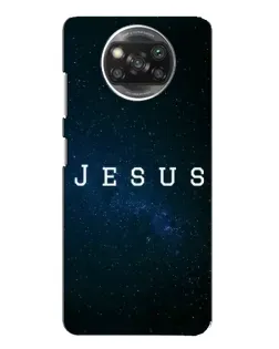 Чохол для Xiaomi POCO X3 з картинкою «Зоряне небо Jesus»