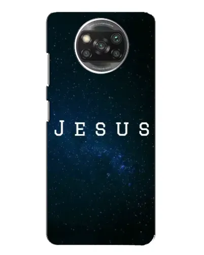 Чохол для Xiaomi POCO X3 з картинкою «Зоряне небо Jesus»