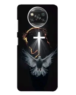 Чохол для Xiaomi POCO X3 з картинкою «Голуб та Світло»