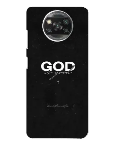 Чохол для Xiaomi POCO X3 з картинкою «GOD — Бог над усім»