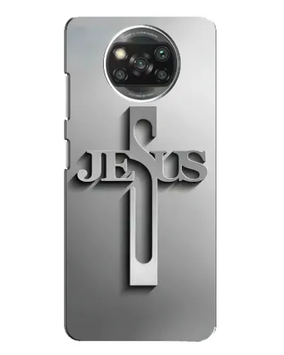 Чехол для Xiaomi POCO X3 с картинкой «Металлический крест Jesus» Чехол для Xiaomi POCO X3 с картинкой «Металлический крест Jesus»