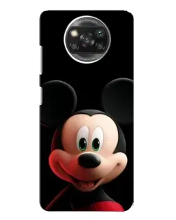 Чехол для Xiaomi POCO X3 с картинкой «Улыбающийся Микки Маус»