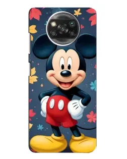 Чехол для Xiaomi POCO X3 с картинкой «Осенний Mickey Mouse»