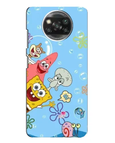 Чехол для Xiaomi POCO X3 с картинкой «Веселые пузырьки»