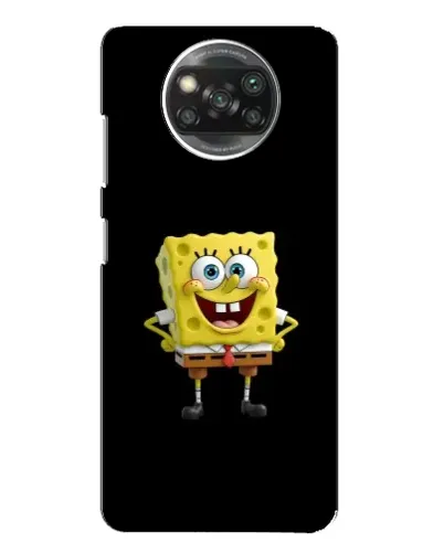 Чехол для Xiaomi POCO X3 с картинкой «Классический Губка Боб»