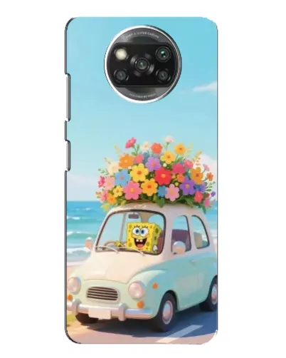 Чехол для Xiaomi POCO X3 с картинкой «Автомобильное путешествие»