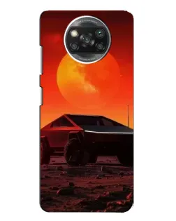 Чохол для Xiaomi POCO X3 з картинкою «Cybertruck на Марсі»