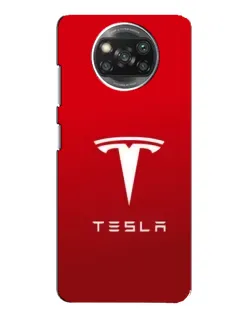 Чохол для Xiaomi POCO X3 з картинкою «Tesla Red Classic»