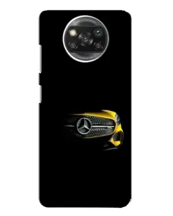 Чехол для Xiaomi POCO X3 с картинкой «Mercedes — ретро стиль»
