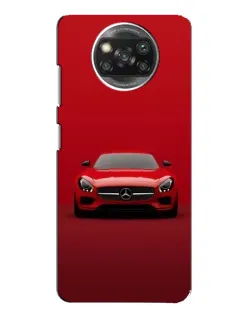 Чехол для Xiaomi POCO X3 с картинкой «Красный Mercedes AMG»