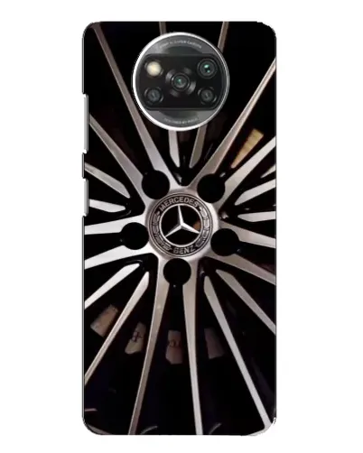 Чехол для Xiaomi POCO X3 с картинкой «Диск Mercedes»