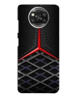 Чехол для Xiaomi POCO X3 с картинкой «Mercedes Carbon Grid»