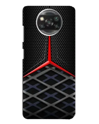 Чехол для Xiaomi POCO X3 с картинкой «Mercedes Carbon Grid»