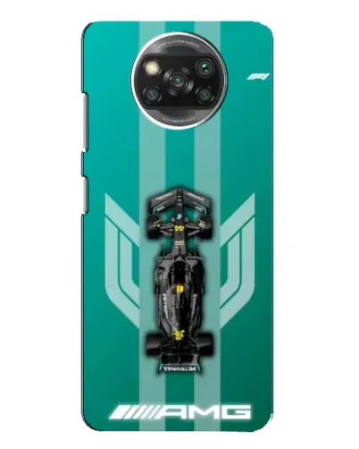 Чехол для Xiaomi POCO X3 с картинкой «Mercedes AMG Petronas»