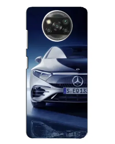 Чехол для Xiaomi POCO X3 с картинкой «Mercedes EQ — будущее»
