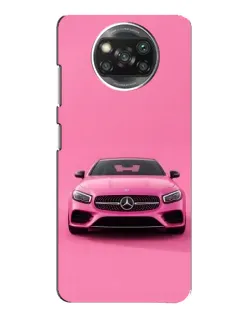 Чехол для Xiaomi POCO X3 с картинкой «Розовый Mercedes AMG» Чехол для Xiaomi POCO X3 с картинкой «Розовый Mercedes AMG»