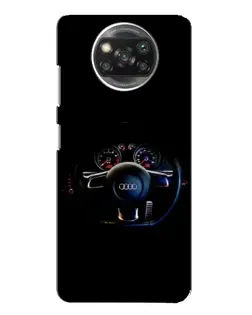 Чохол для Xiaomi POCO X3 з картинкою «Салон Audi — кермо» Чохол для Xiaomi POCO X3 з картинкою «Салон Audi — кермо»