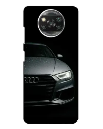 Чехол для Xiaomi POCO X3 с картинкой «Audi — детализация кузова»