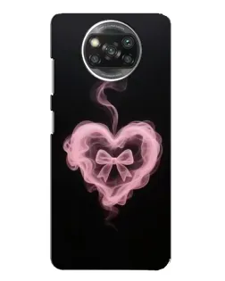 Чохол для Xiaomi POCO X3 з картинкою «Димчасте серце»